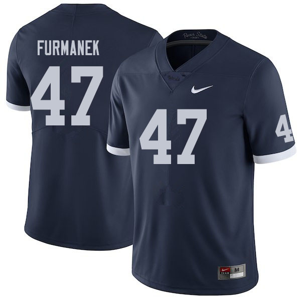 Men #47 Alex Furmanek Penn State Nittany Lions College Football Jerseys Sale-Retro - Click Image to Close